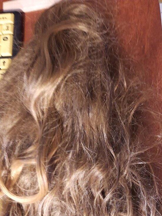 NEW  ! Long 21 Inch Hair Curly Wavy Wig Dark Blonde main image 4